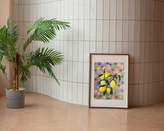 Lemon Confetti | Customisable Print