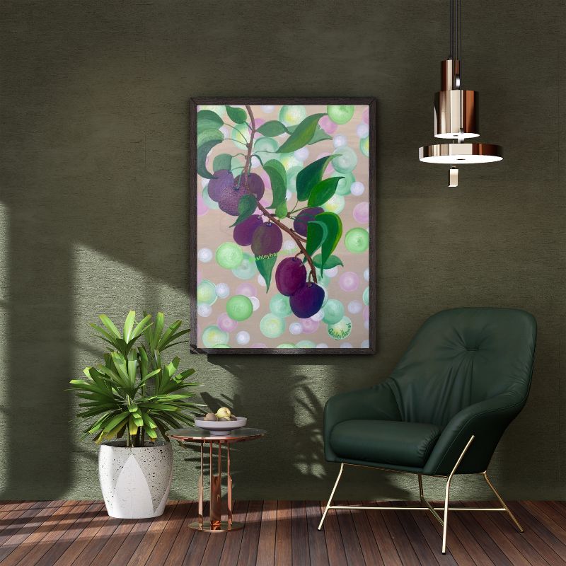 Sweet Plums | Customisable Print