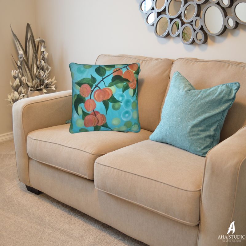 Ripe Apricots Cushion