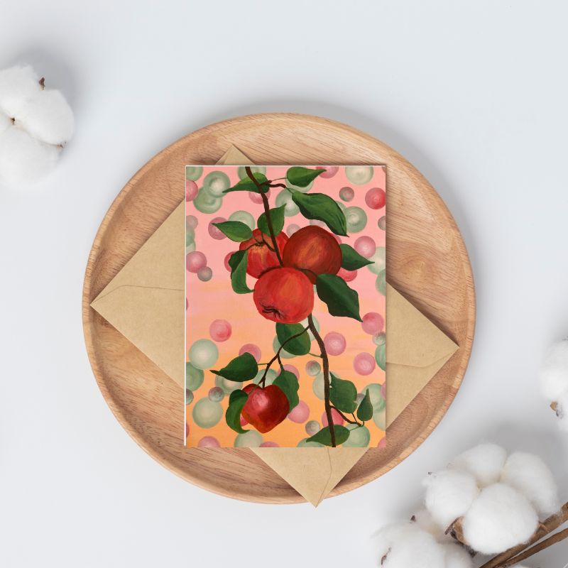 Orchard Fruit Greeting Cards