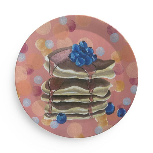 Blueberry Pancake Stack Party Plates