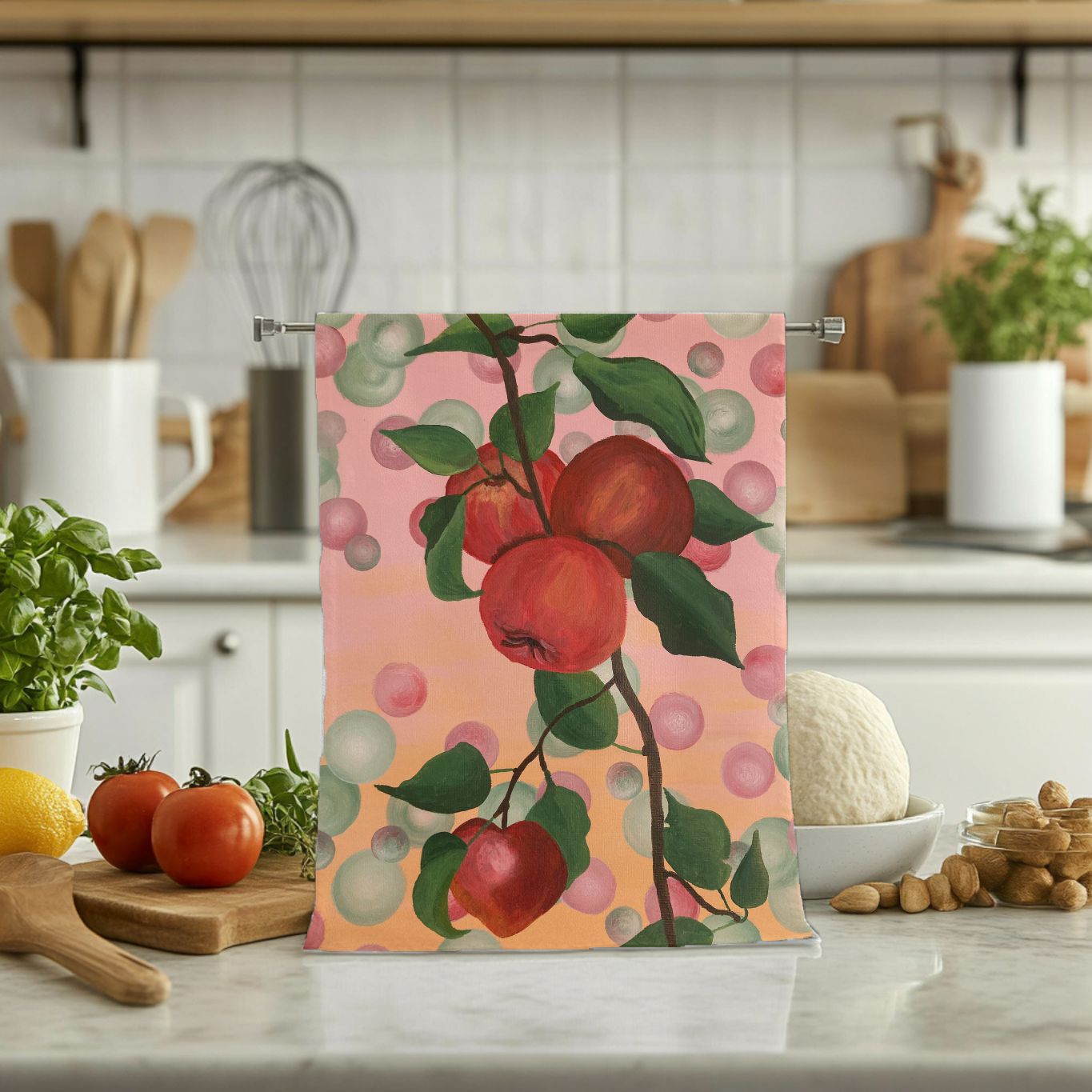 Ripe Apples Tea Towel