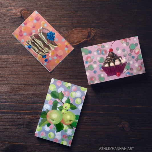 Fun & Carefree Greeting Card Set (3 Cards)