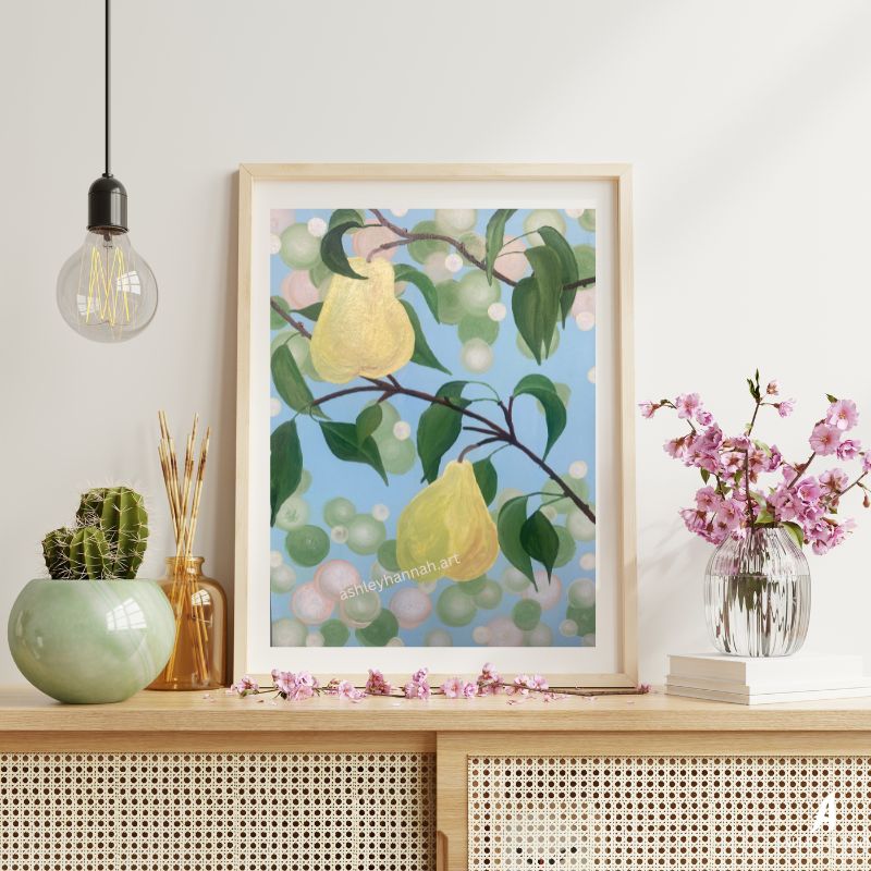 Tranquil Pears | Customisable Print