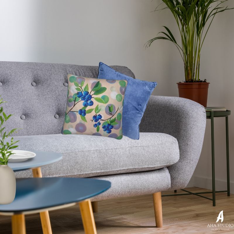 Blueberry Ballet Cushion