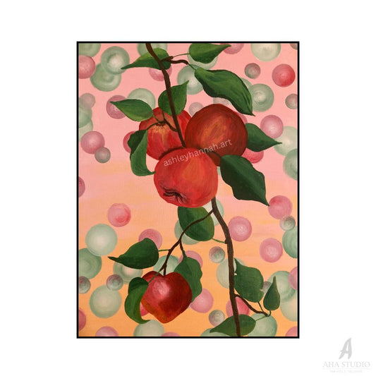 Red Apple Harvest Original Art