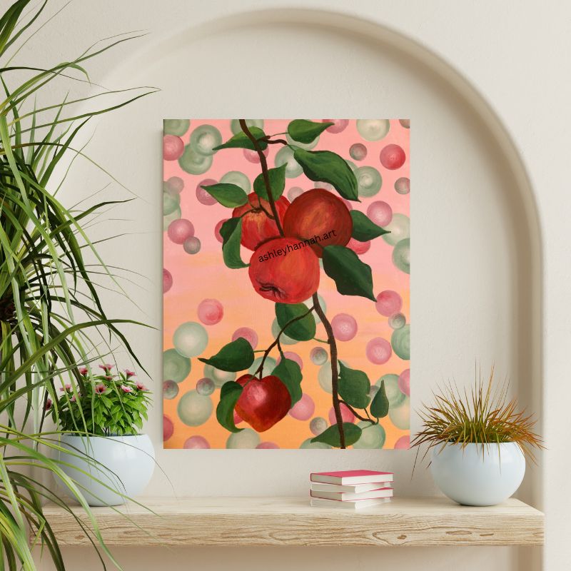 Red Apple Harvest Original Art
