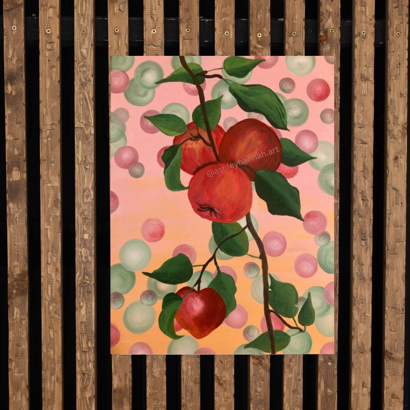 Red Apple Harvest Original Art