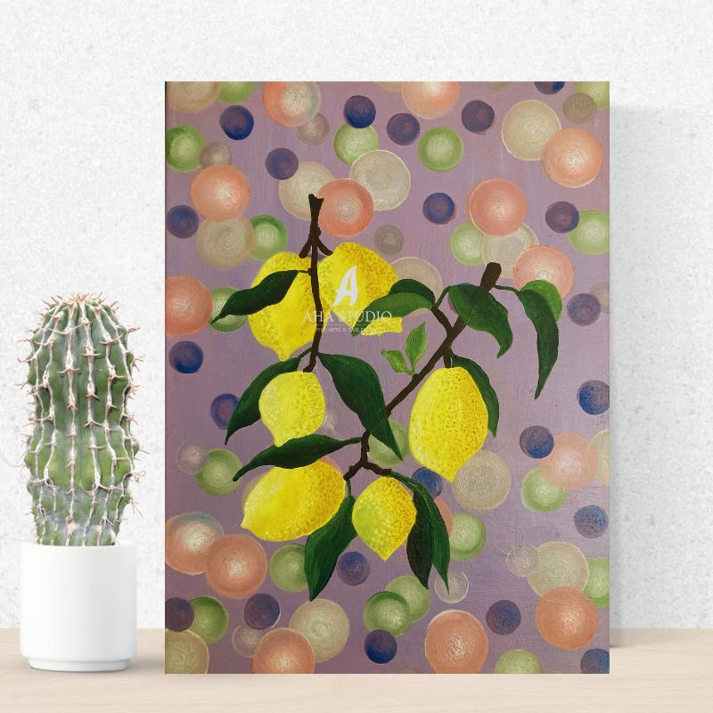 Lemon Confetti Original Art