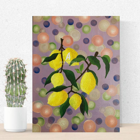 Lemon Confetti Original Art